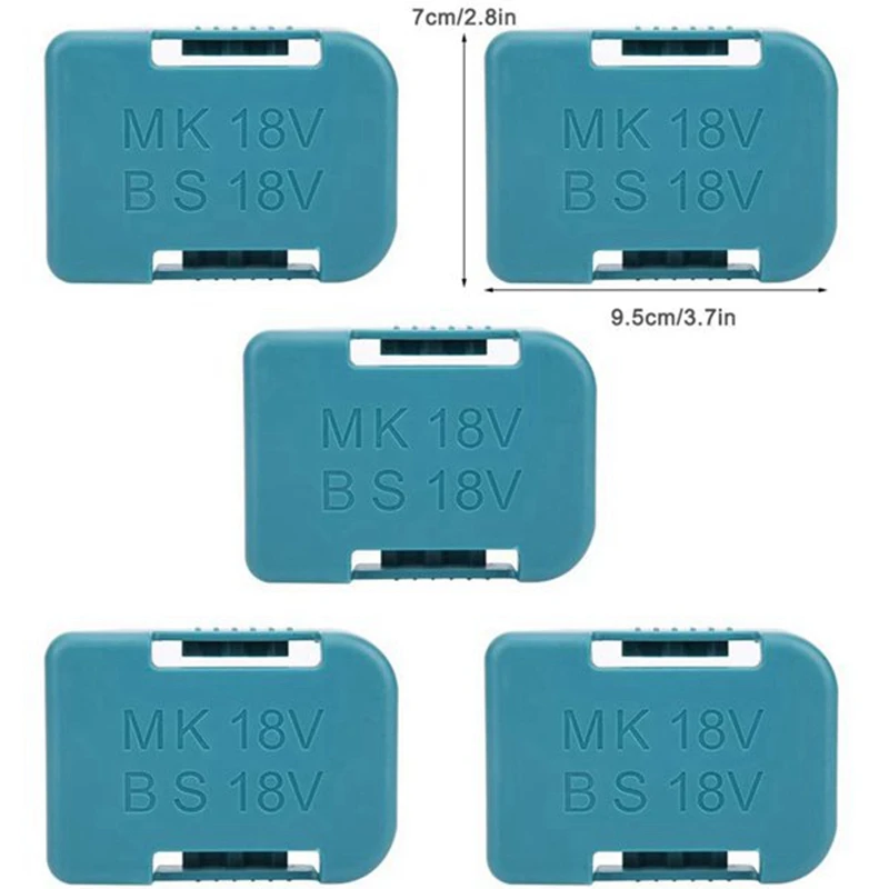 10 kom. držač baterija, torbica za montažu uređaja Makita 18V (plava)