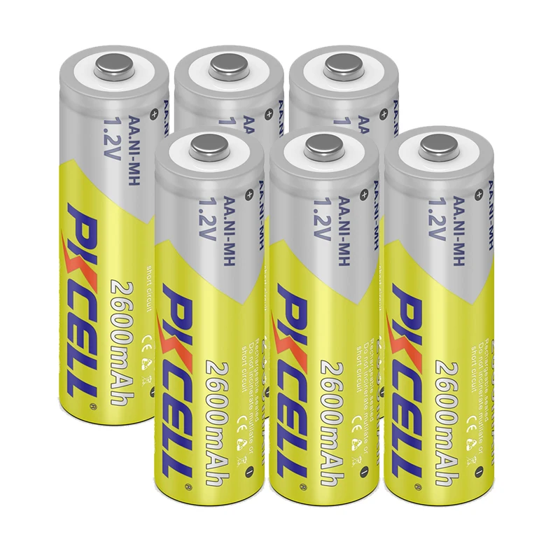 32ШТ PKCELL AA 2600mah 1.2 V Ni-MH Baterija AA Punjive baterije Zamjenjuju Kameru plišani Auto Svjetiljku AA baterije 1000 puta