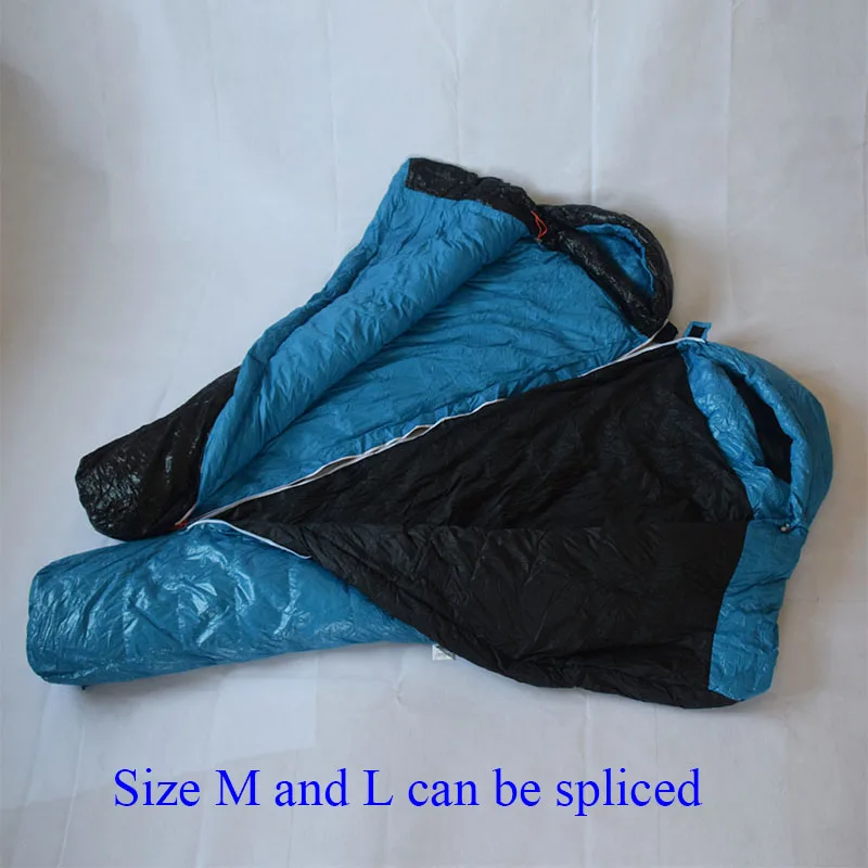 Besplatna dostava G1/G1 Long Aegismax Profesionalni ultralight vanjski zimska vreća za spavanje iz bijele dlake dolje guska tipa 
