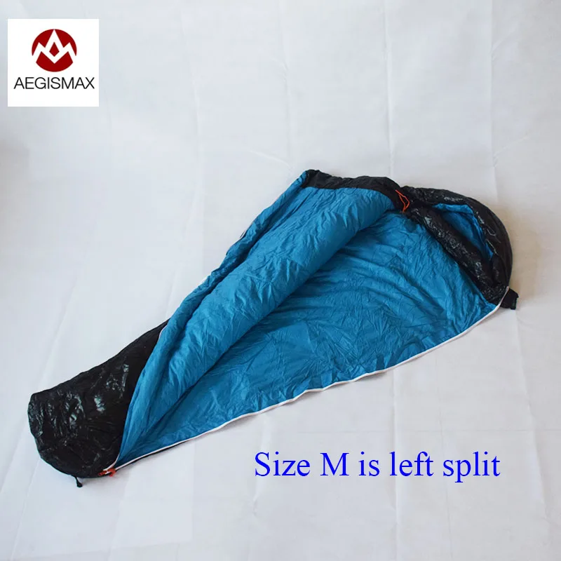 Besplatna dostava G1/G1 Long Aegismax Profesionalni ultralight vanjski zimska vreća za spavanje iz bijele dlake dolje guska tipa 