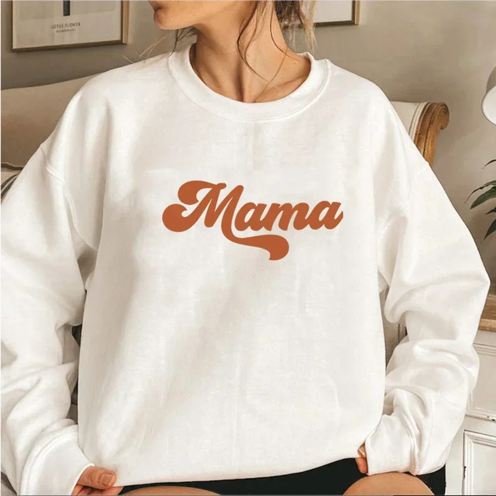 Majica za majke u retro stilu, majica za majke, pulover okruglog izreza, ženski veste dugi rukav, poklon za majčin Dan, Nove darove za mama, svakodnevne vrhovima