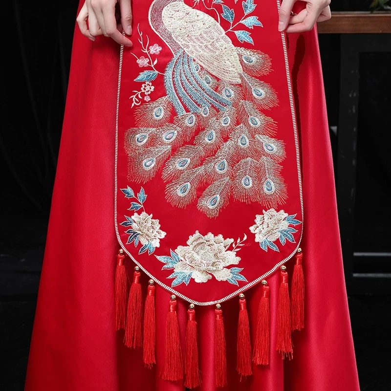 Nova kineska vjenčanje odijevanje 2020 Xiuhe, starinski vjenčanicu s ručnim vezom, haljina zmaja i Feniksa