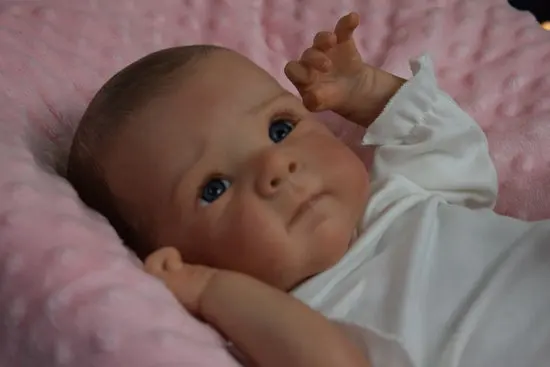 NPK 18-inčni Возрожденная Lutka za djecu s Mekim Tijelom Bettie Newborn Doll, colorized ručno s 3D efektom Vidljivih Vena