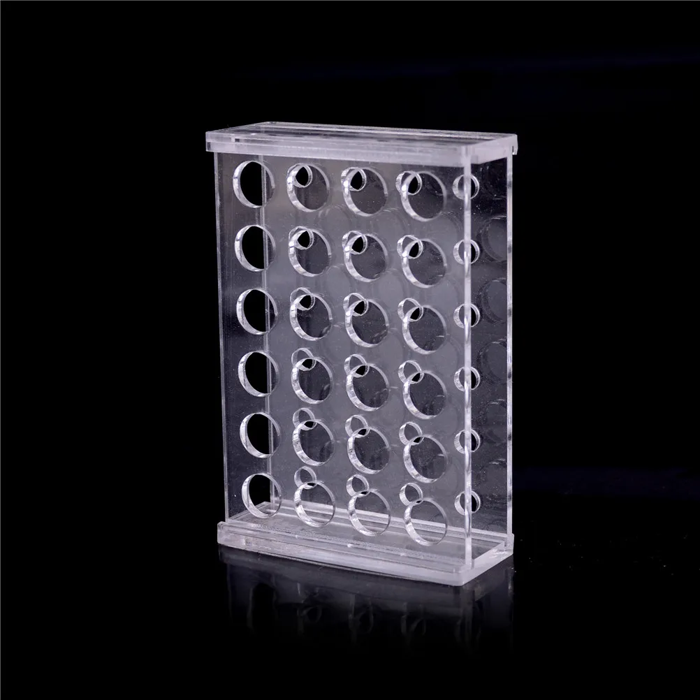 Plastična prozirna центробежная epruveti s 24 otvorima volumena 1,5 ml, držač za пробирок promjera 11 mm, školski pribor, laboratorijska oprema