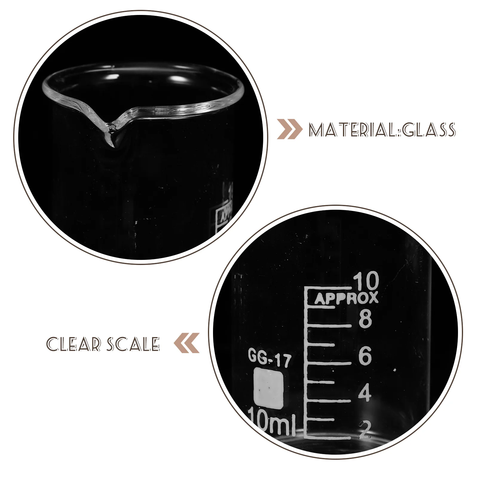 Staklene mjerne čaše Kemijska Staklene čaše, Laboratorijske мензурки staklarija