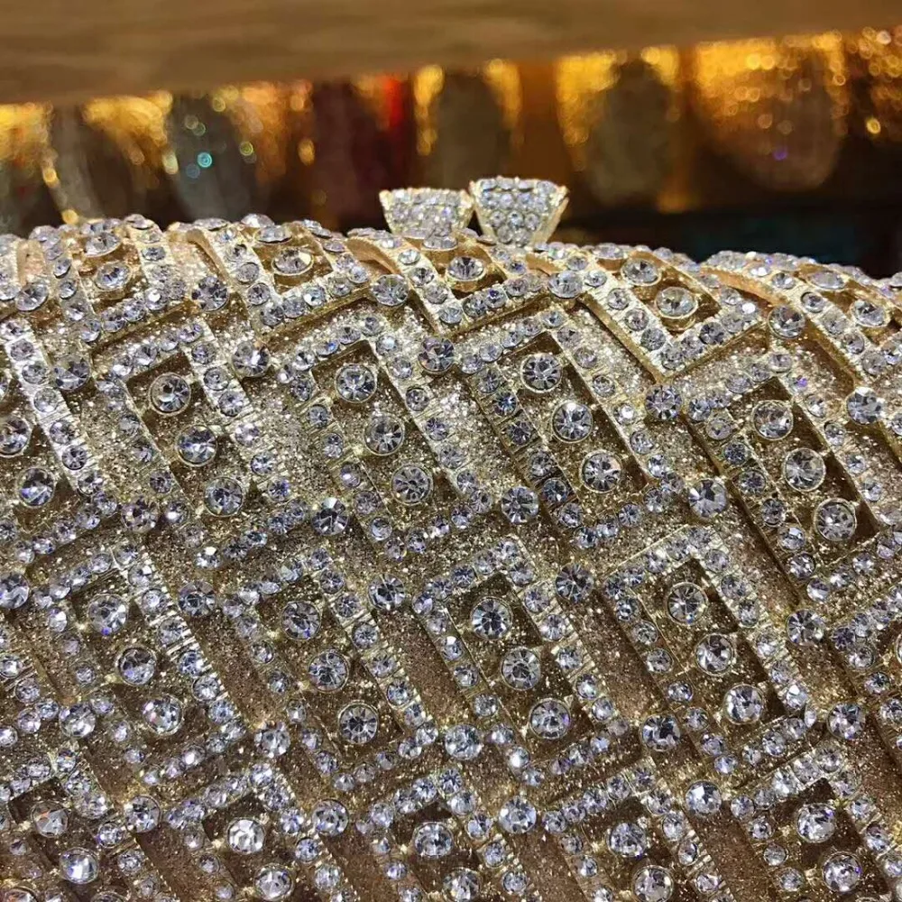 XIYUAN crna/zlatni/champagne luksuzne marke novčanik-клатч vjenčanje Otvorena torba za večeru dizajnerski brand večernje torbu za zurke dama