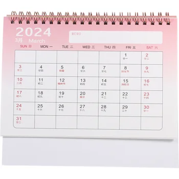Stolni kalendar Stand Up Flip Stolni Kalendar Mjesečni Planer Poslovni Kalendari za bilješke Novogodišnje Dekoracije za dom