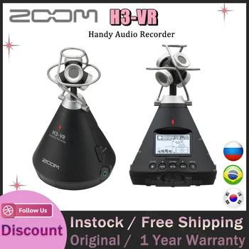 Zoom H3-VR Zgodan Rekorder 360 ° VR аудиомагнитофон Ambisonics AR /VR kompaktan, Zgodan Аудиомагнитофон ugrađeni Ambisonics Zoom mic