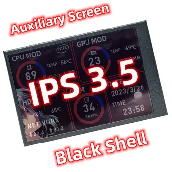 Vrući Novi IPS 3,5-Inčni LCD Pomoćni Ekran monitora USB TYPE-C Besplatno AIDA64 Šasije Računalo E-mail