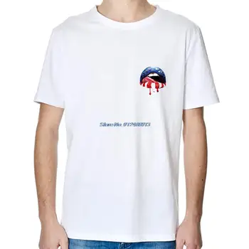 4. srpnja Domoljubne majice sa slikom američke zastave Hot Lips, majice, t-shirt, ulica ljetna muška odjeća u stilu харадзюку