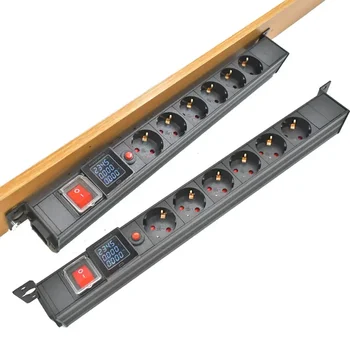 Tablica utičnica Električna utičnica PDU Power strip ampermetar utičnice EU 1-10 ac, bežični zaštita od preopterećenja