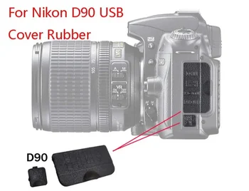 2 komada Novi USB DC IN HDMI kompatibilan Podatkovni Terminal AV OUT Za Nikon D90 USB Zamjena Gume kožnim kamere popravak