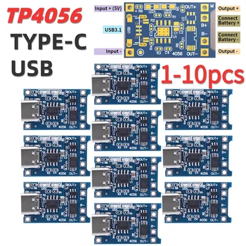 Modul za Punjenje Baterije Micro USB DC4.5-5.5 V TP4056 Modul Punjač za Litij Bateriju s Indikatorsko Svjetlo za Litijeve Baterije