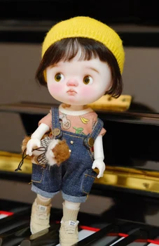 Lutka BJD serije 1/6-ŠTENE s velikom glavom, lutka od smole, uradi sam, model lutke za šminkanje, igračka