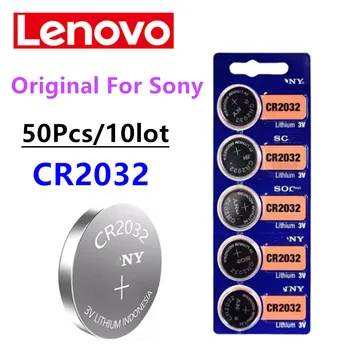 50ШТ Original sony CR2032 Button Cell 3V DL2032 ECR2032 Litij Litij-ionske Baterije za Elektroničke Sati LED Light Toy Remote