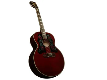 Akustična Gitara SJ-200 Double Rose Custom Red J-200