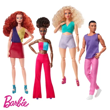 Originalna lutka Barbie izgleda 2023 Novost # 13 14 15 16 17 18 Kolekcija modnih boja Lijepe igračke Dar djeci za rođendan