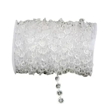 10 m/32,81 ft Gorski kristal Niz Kristalna zavjese od perli za Vjenčanje nakit dodatna Oprema Za kuću i vrt DIY Zavjese spavaće sobe
