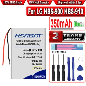 Baterija HSABAT 350 mah AEC501224 za slušalice LG HBS-900 HBS-910 HBS-1100, slušalice za slušalice
