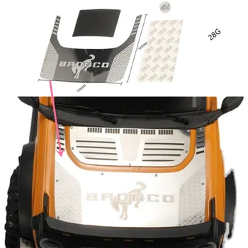 Ukrasne krevetu DJ-1012 za радиоуправляемого automobila Traxxas TRX4 BRONCO na poklopcu motora od nehrđajućeg čelika