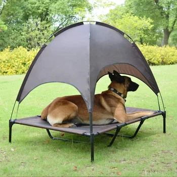 Sklopivi krevet za psa, utor za šator za kućne ljubimce, izmjenjivi mrežica zavjesa, prozračni dvostruka krema za sunčanje za putovanja na otvorenom, kamp