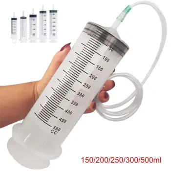150 ml-500 ml za Višekratnu upotrebu Veliku špricu s cijevi dužine 1,3 m, izdržljiva pumpa za mjerenje Podnošenja tinte velikog kapaciteta, Hidroponi, hranjive tvari