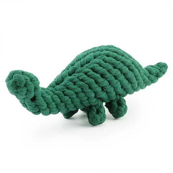 Zelena dinosaur, хлопковая uže, igračke za zube, žvakaća igračka za pse, voće igračka za kućne ljubimce