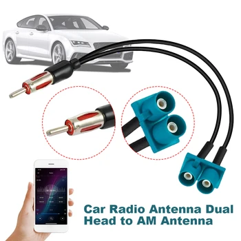 Antenski Adapter za Auto-Radio Audio Adapter Antene Dual Antena Fakra - Din za Ford Focus LV LVII 2008-2011