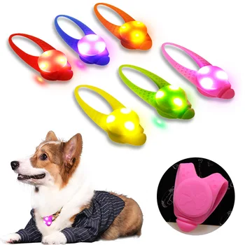Led Silikonska fluorescent ovjes za psa s ogrlicom, ogrlica za mačke, Personalizirane tag za psa, Led noćno svjetlo, pribor za ошейника
