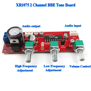 XR1075 2-Kanalni Zvučni naknada BBE Regulator Glasnoće Аудиопроцессора Modul Patogen