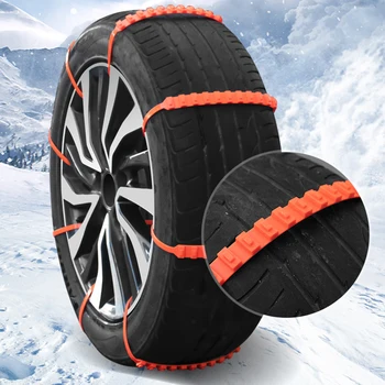 10x najlon protuklizni žicu za remen za kotačima gume, za Jednokratnu upotrebu zimske auto gume, lanci za snijeg