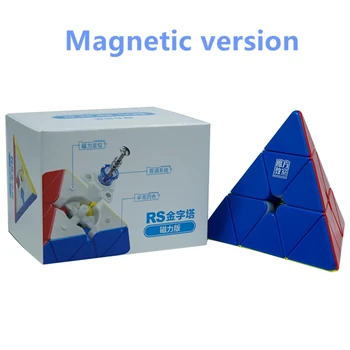 Moyu RS Pyrimid Magnetska verzija / version na magnetski remen 3X3 za djecu Dječji dar Profesionalna igračka slagalica Magic Cube