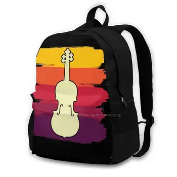 Violinski klasicni glazbeni instrument, Koncertna ruksak za učenika, školska torba za prijenosno računalo, Violinski Music glazbenik