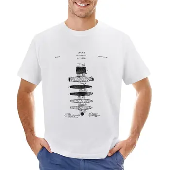 Majica s uzorkom patenta na cigaru, muške majice velikih dimenzija, slika na majici velikih dimenzija