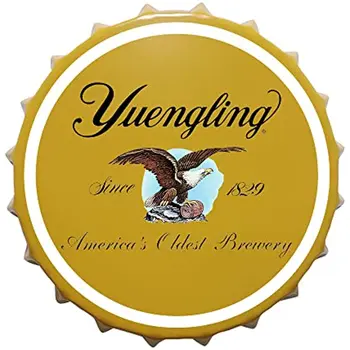 Yuongling Ukrasni Poklopci Za Boce, Metalne Limene Znakovi Caffe Pub Ukrasne Ploče 13,8 