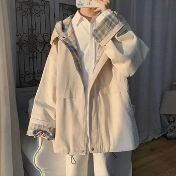 Ženska jakna 2023, proljeće i jesen, Novo Studentsko modni donje kratki kaput s kapuljačom, Koreanska verzija, udobna Ženska gornja odjeća