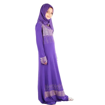 Muslimansko haljina Abayas za djevojke Dubai Baratas 8-12 godina