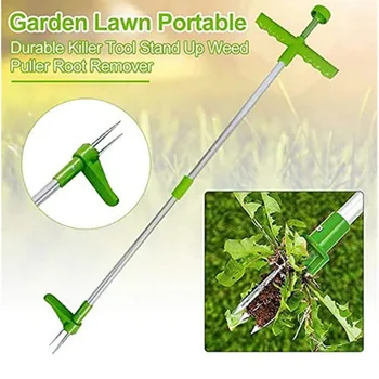 Alat za uklanjanje korova s dugom ručkom, čvrsta vrtna weeding za travnate površine, alat za uklanjanje korijena trave na otvorenom, elementi za sadnju u vrtu
