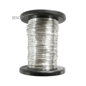 100 m /lot 0,1 mm 0,2 mm 0,3 mm 0,4 mm 0,5 mm 316 roll žica od nehrđajućeg čelika sjajna холоднотянутая žica SS navoj DIY Tvrda ili mekana