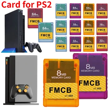 Besplatna kartica V1.966 McBoot FMCB OPL /HD Loader Program Card Bistra 8 MB 16 MB 32 MB 64 MB Za igraće konzole Playstation2 PS2