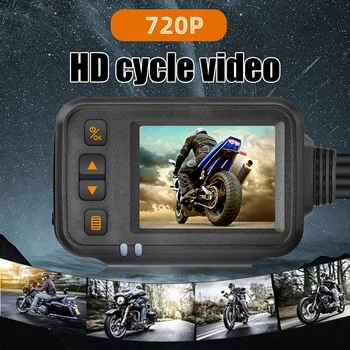 SE30 Vodootporan Motocikl Drvosječa Prednja + Stražnja Kamera Video 2-inčni Zaslon Motocikl Dvr Sustava Sa Senzorom za Parkiranje Monitor