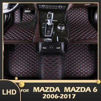 Auto-tepisi za Mazda 6 2006 2007 2008 2009 2010 2011 2012 2013 2014 2015 2016 2017 Auto navlaku za noge dodatna Oprema za interijer