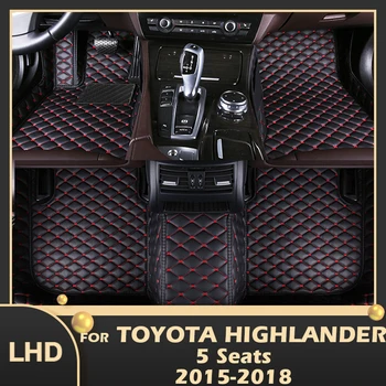 Auto-tepisi za Toyota Highlander Pet sjedala 2015 2016 2017 2018 Custom auto navlaku za noge, tepih, Oprema za enterijer