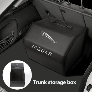 Torba Za Pohranu U Prtljažniku Automobila, Kožna Pješačkih Kutija, Sklopivi Set Alata Za Jaguar XE XF XJ F-Type F-Pace XKR XEL XFL XK XJL XJS E-Pace