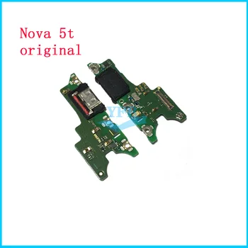 Originalni za Huawei Nova 5T 5I 5 Pro USB priključak za punjenje Priključna stanica Modularni naknada Fleksibilan kabel mikrofona