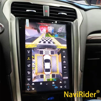 Android 13 Tesla Style Touchscreen Ekran Od 12,1 Inča Za Ford Mondeo Fusion MK5 Android Auto Radio Media Player GPS Navigator
