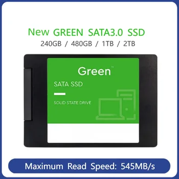 Zelena statički disk 250 GB Interni statički disk 500 GB i 1 TB, 2 TB 3D NAND SATA3 2,5 