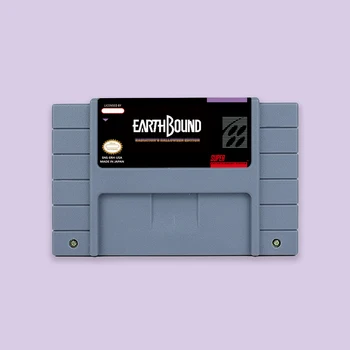 Earthbound -RPG igra Radiation's Halloween Edition za 16-bitni single player igre karte SNES s tonerom za video igre USA NTSC ili PAL EUR