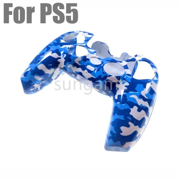 1 kom. Za Sony PlayStation 5 PS5 Ručka kontroler Zaštitna torbica s pozlaćena nepromočiv maskirnim ljuske