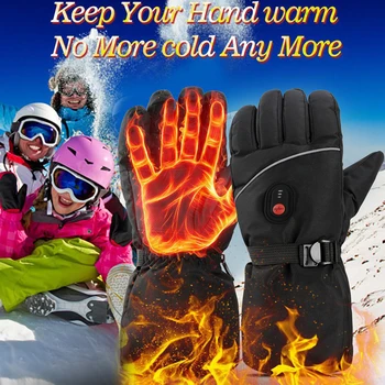Nove zimske rukavice s električnim grijanjem, USB punjenje, topliji za ruke, rukavice za zagrijavanje, biciklističke rukavice za zaslon osjetljiv na dodir, vodootporan moto rukavice